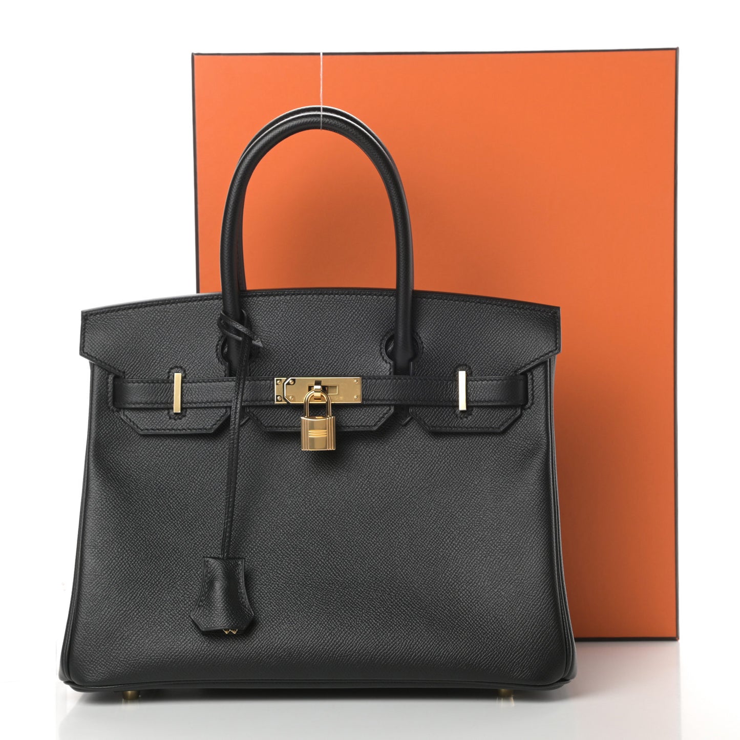 Epsom Birkin 30 Black