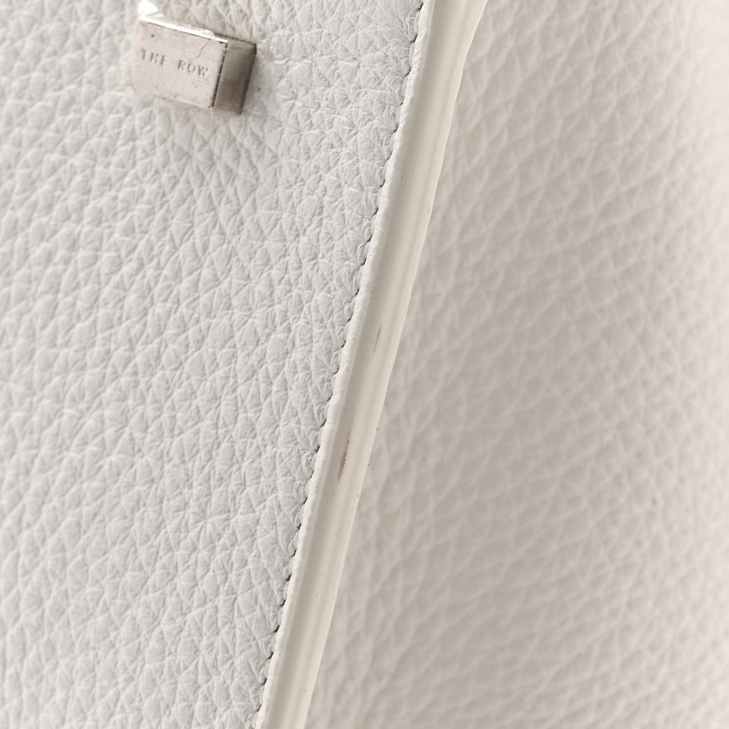 Grained Calfskin Soft Margaux 17 White