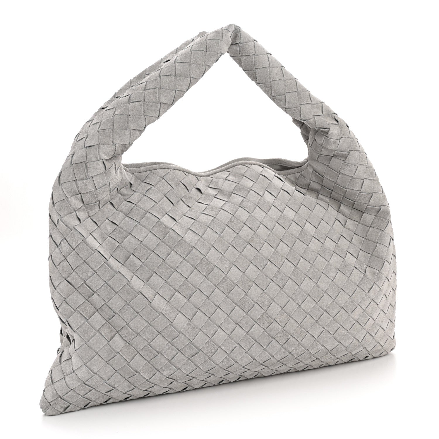 Bottega Veneta Suede Intrecciato Small Hop Sterling 3 of 10