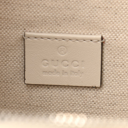 Gucci Calfskin GG Tennis Embossed Pocket Belt Bag Mystic White 6 of 10