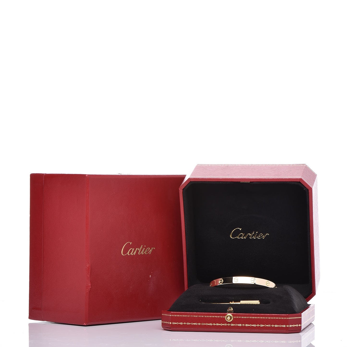 18K Yellow Gold LOVE Bracelet 17