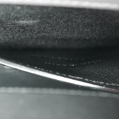 Saint Laurent Grain De Poudre Textured Mixed Matelasse Triquilt Small Monogram Satchel Pebble 8 of 11