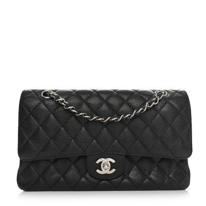 Chanel Caviar Quilted Medium Double Flap Black 1 of 10