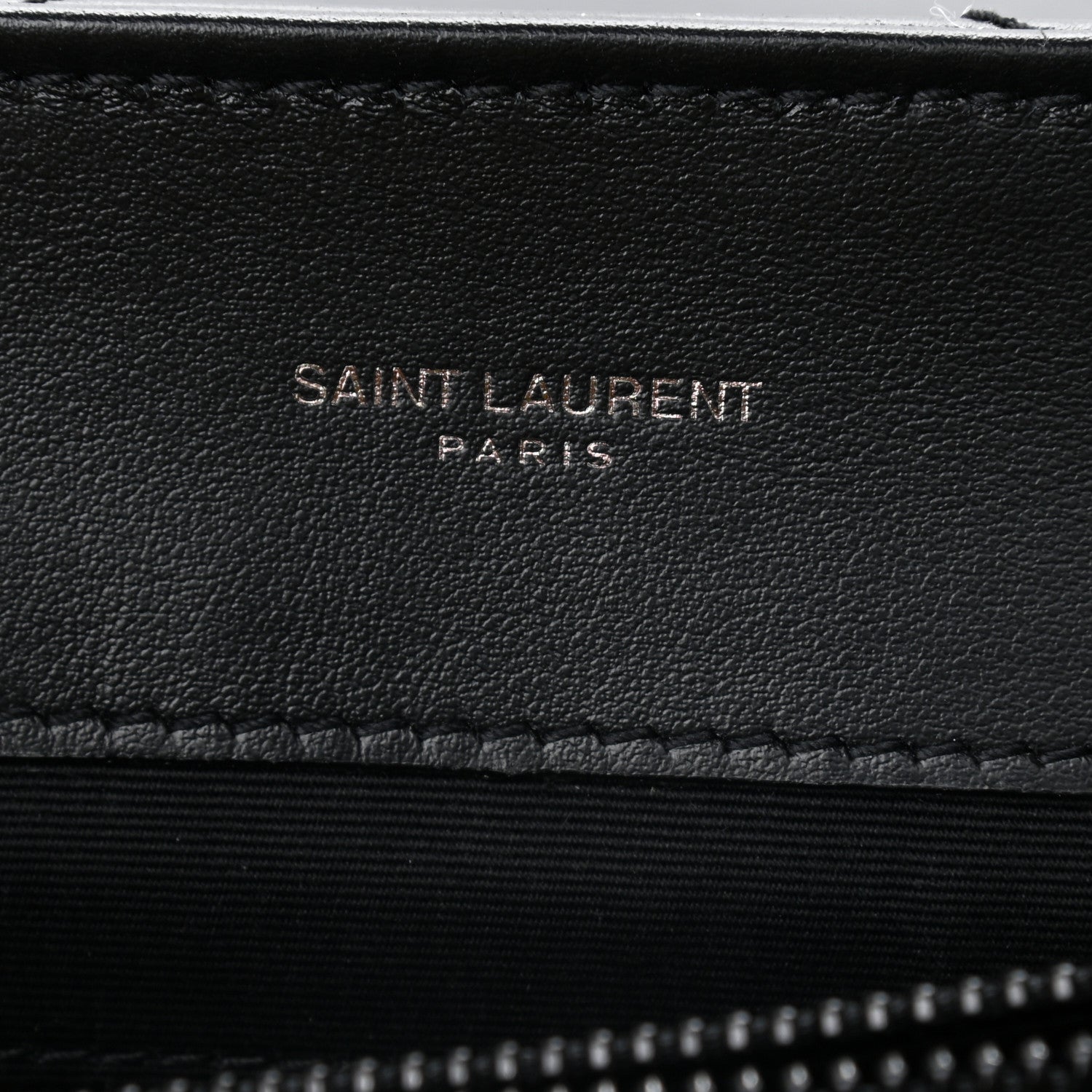 Saint Laurent Calfskin Y Quilted Monogram Medium Loulou Chain Satchel Black 6 of 11