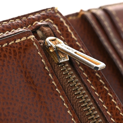 Hermes Courchevel Bearn Gusset Wallet Gold 11 of 13