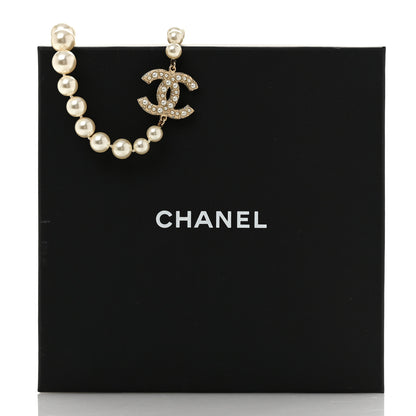 Chanel Pearl CC 100th Anniversary Necklace Light Gold 7 of 7