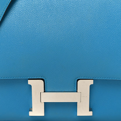 Hermes Evercolor Constance 24 Bleu Azteque 10 of 14
