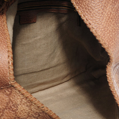 Gucci Guccissima Large New Jackie Shoulder Bag Natural Brown 5 of 7