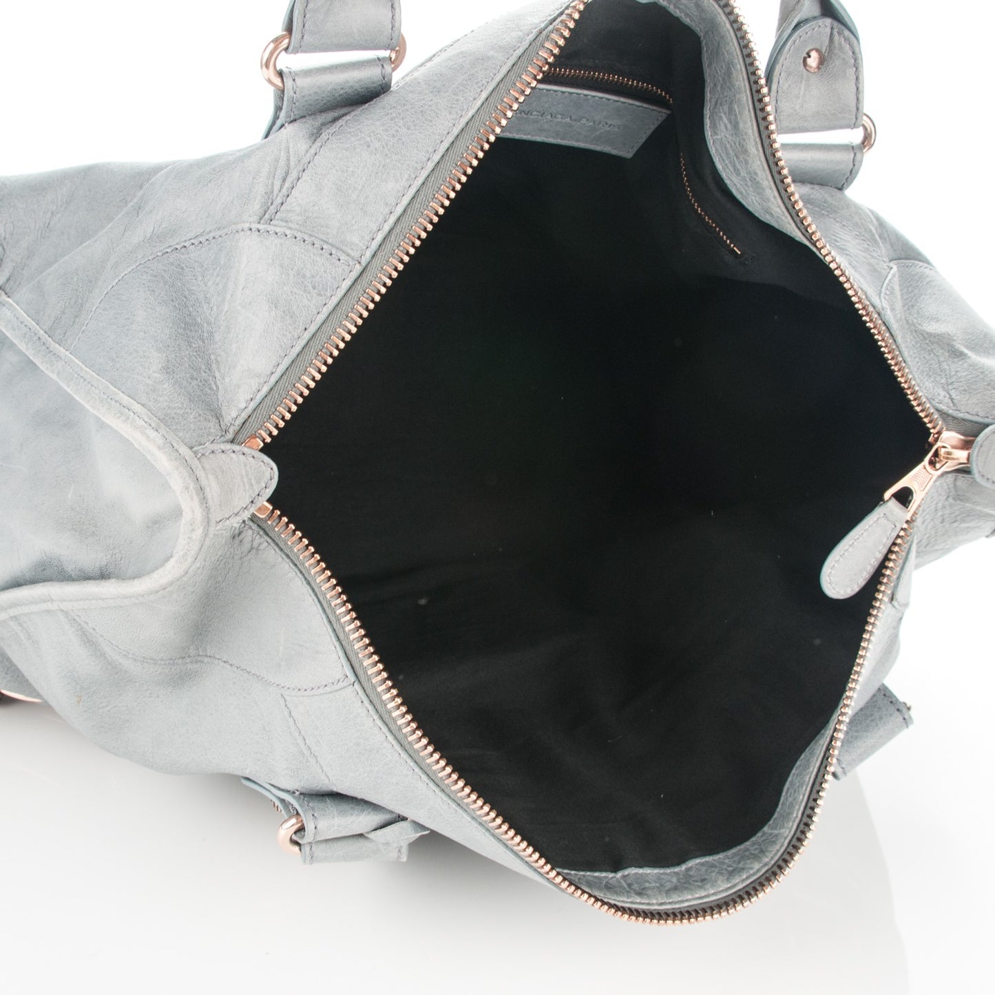 Agneau Giant 21 Rose Gold Hardware Work Ardoise