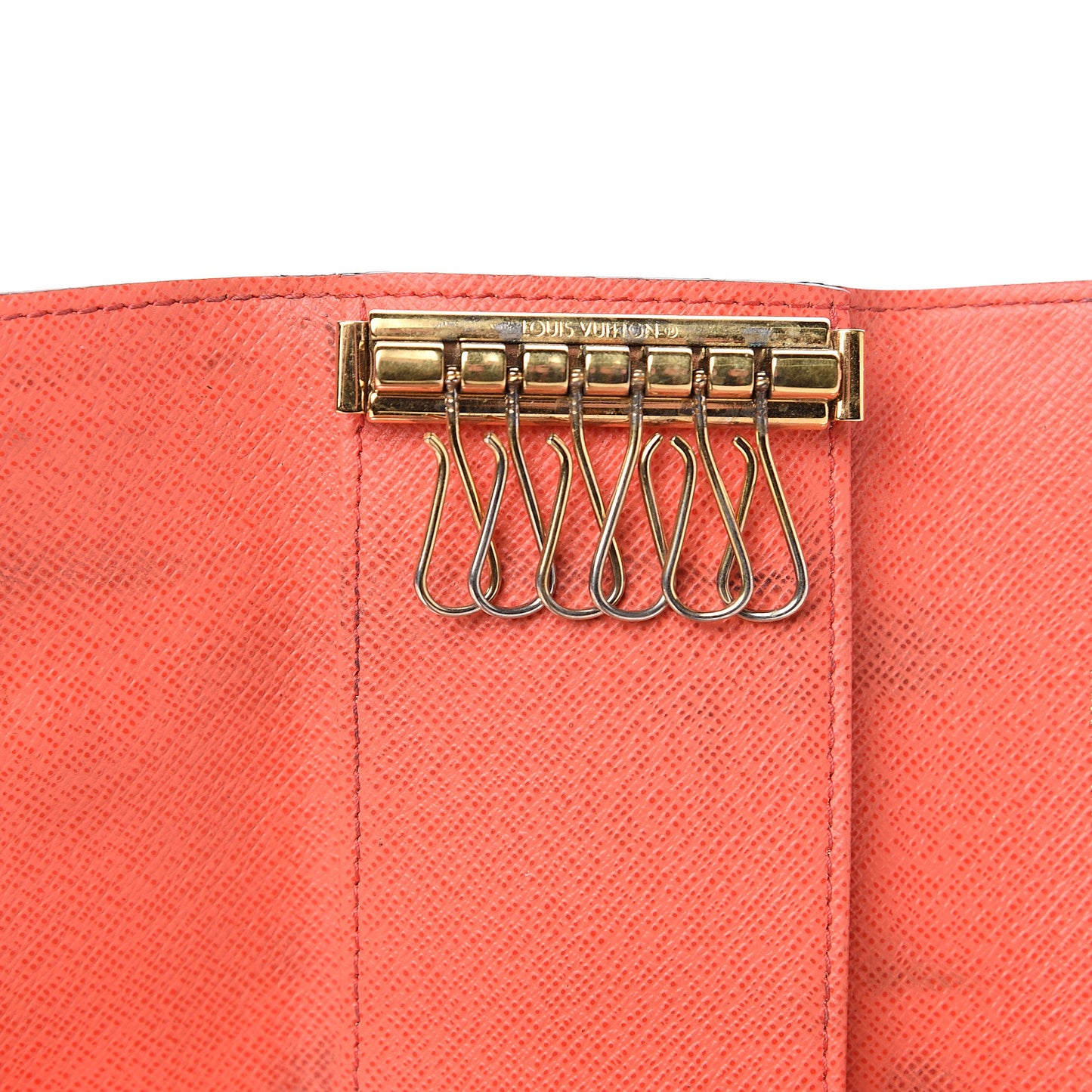Monogram 6 Key Multicles Holder Poppy