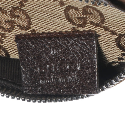 Gucci GG Monogram Web Double Pocket Belt Bag Dark Brown 5 of 7
