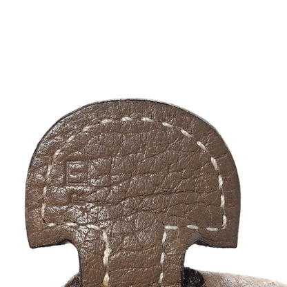 Hermes Taurillon Clemence Evelyne II PM Etoupe 7 of 10