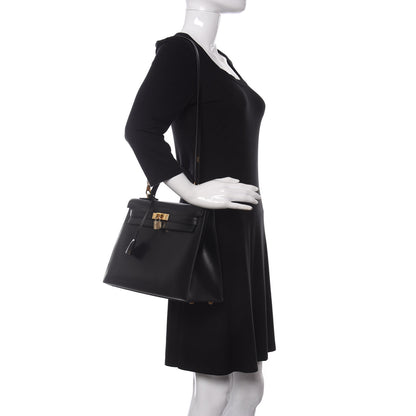 Hermes Box Kelly Sellier 32 Black 2 of 12