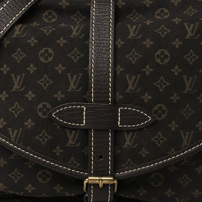 Louis Vuitton Monogram Mini Lin Saumur Ebene 7 of 9