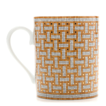 Hermes Porcelain Mosaique au 24 Mug Gold 1 of 7