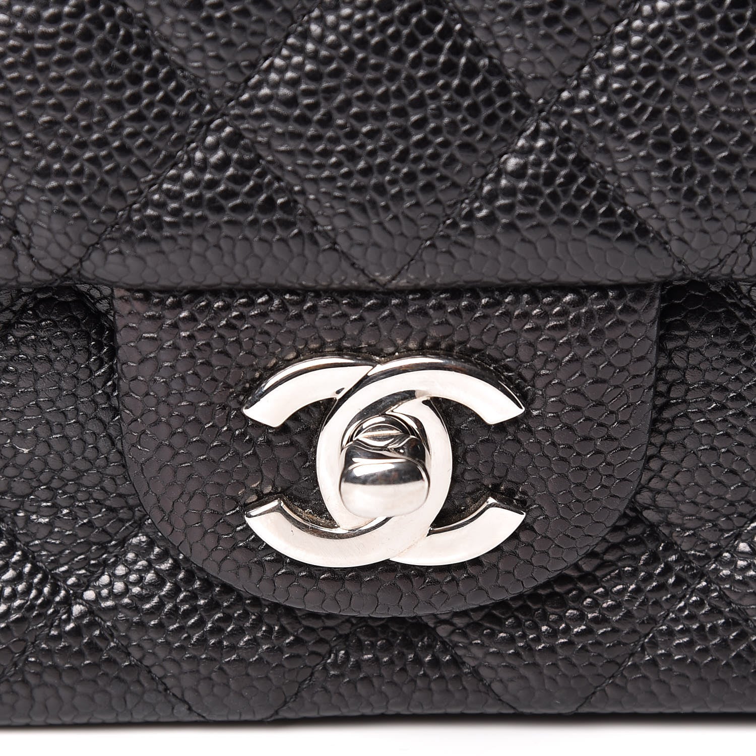 Chanel Caviar Quilted Mini Rectangular Flap Black 8 of 10