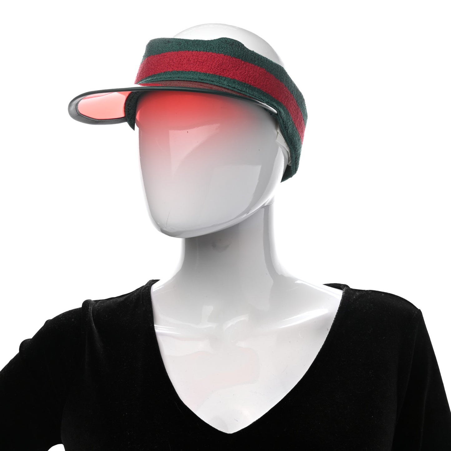 Vinyl Web Visor M Green Red