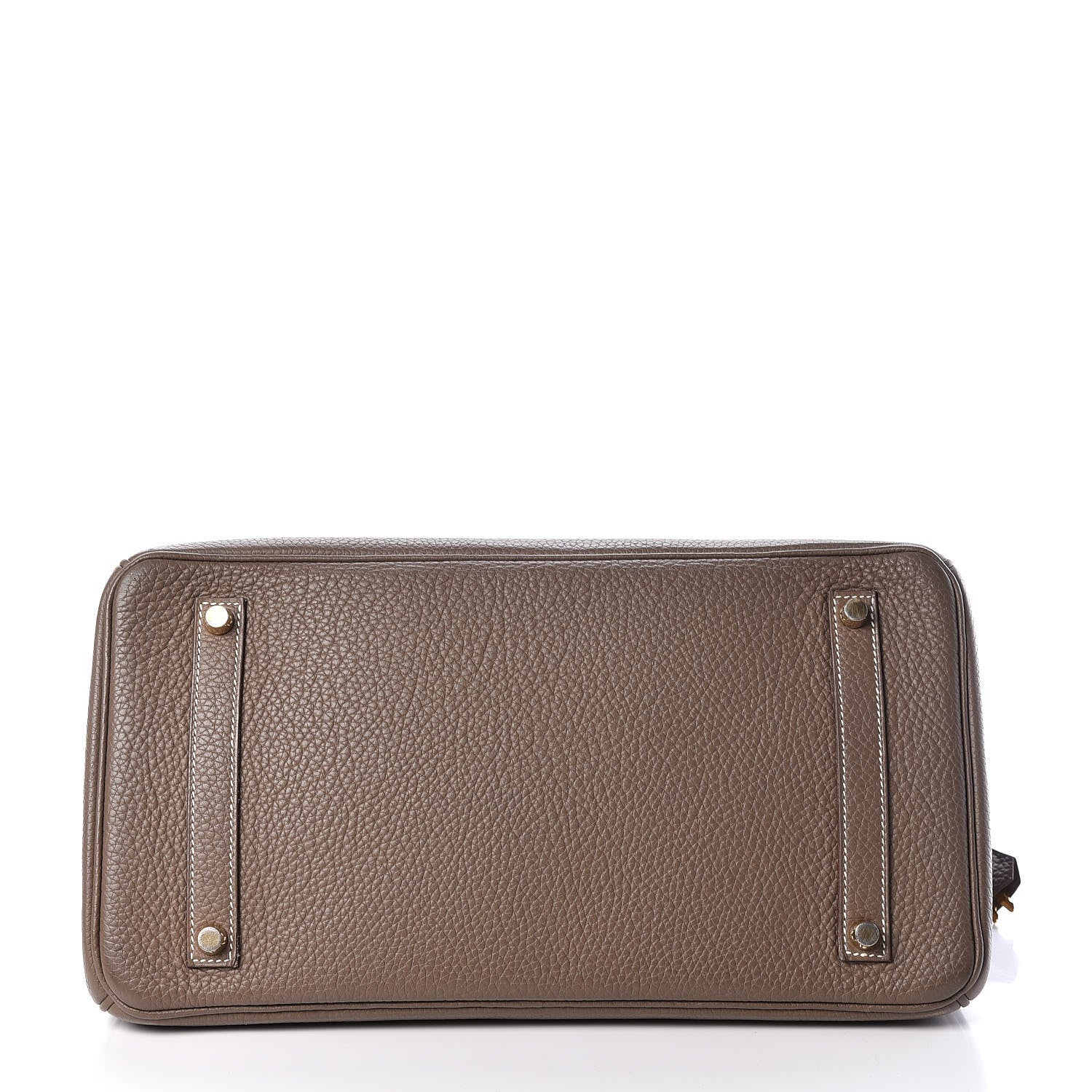 Hermes Taurillon Clemence Birkin 35 Etoupe 6 of 40