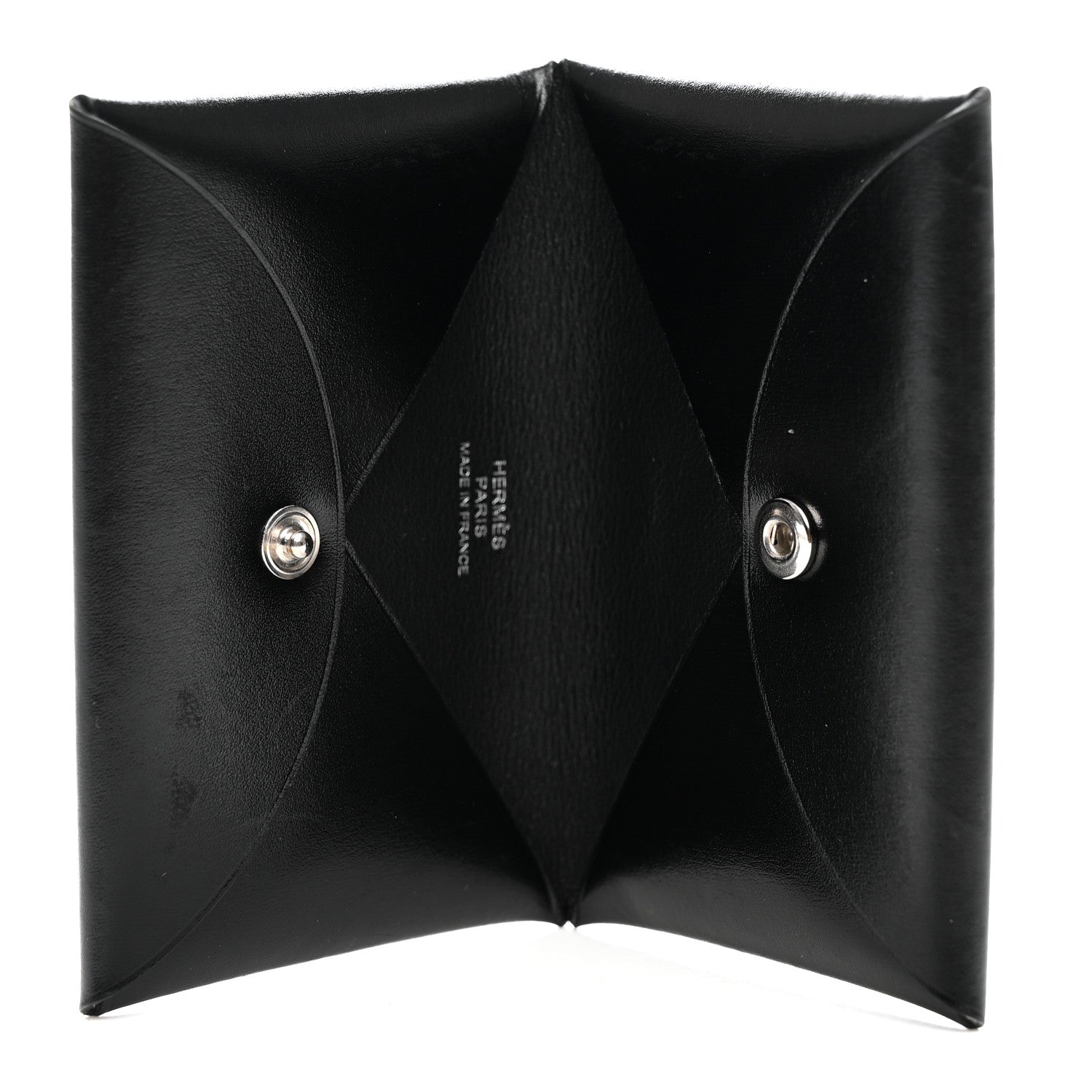 Hermes Box Calvi Card Case Black 5 of 9