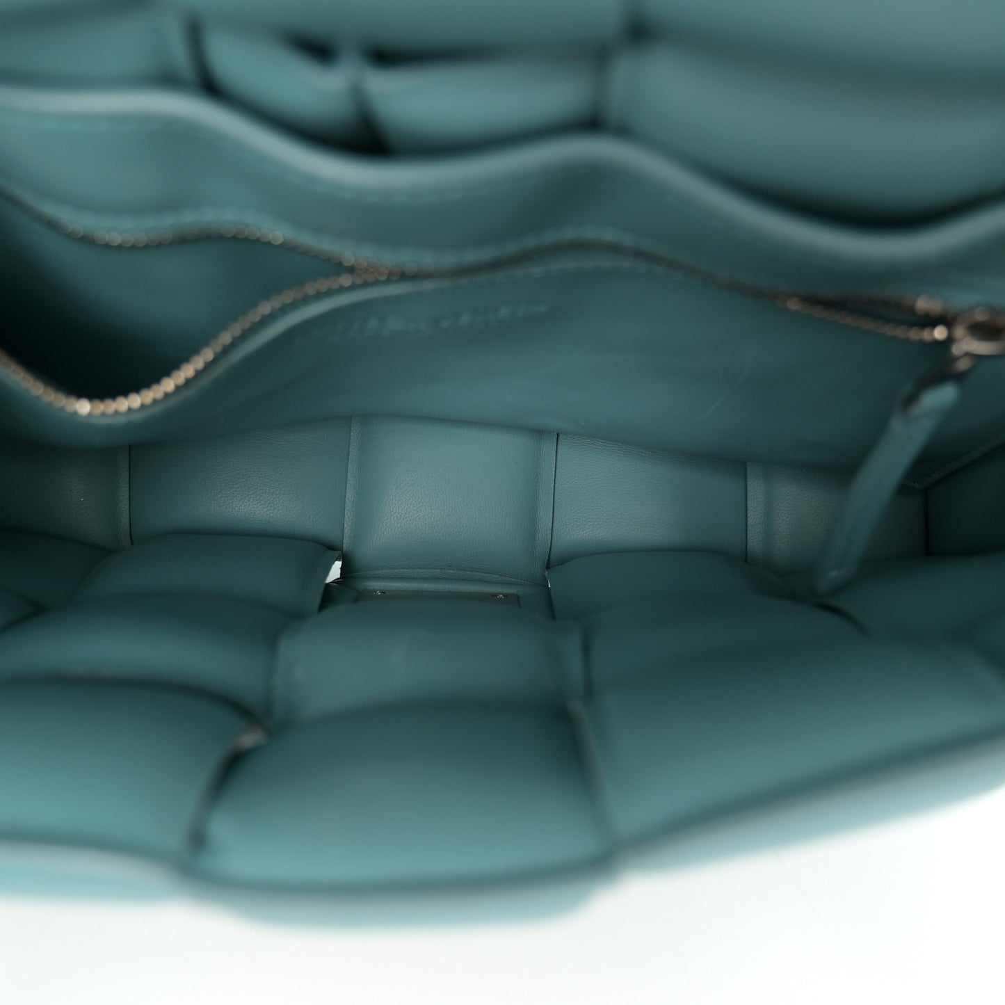 Nappa Maxi Intrecciato Padded Cassette Crossbody Bag Linoleum