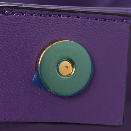 Valentino Garavani Nappa Stud Sign Hobo Indian Violet 13 of 18