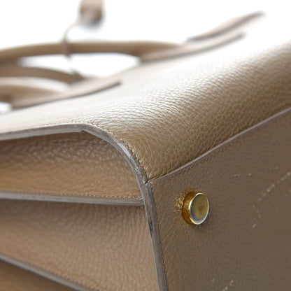 Saint Laurent Grained Calfskin Large Sac De Jour Taupe 14 of 16