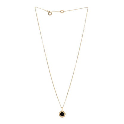 Bulgari 18K Yellow Gold Black Onyx BVLGARI BVLGARI Pendant Necklace 3 of 8