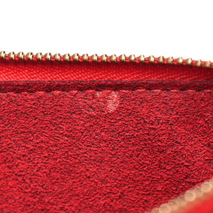 Louis Vuitton Epi Pochette Accessories 24 Castillan Red 10 of 12