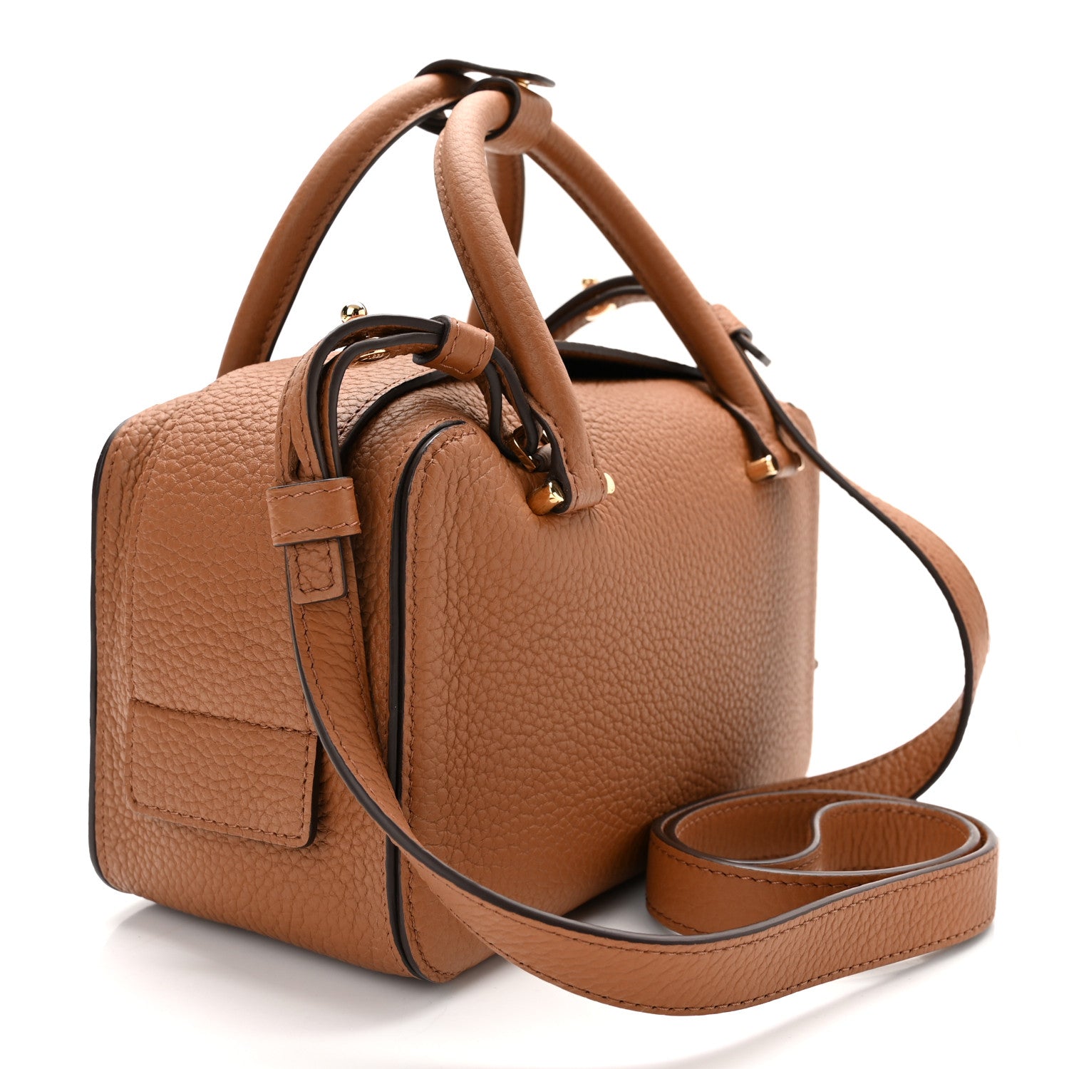 Delvaux Grained Calfskin Mini Cool Box Satchel Vegetal 3 of 10