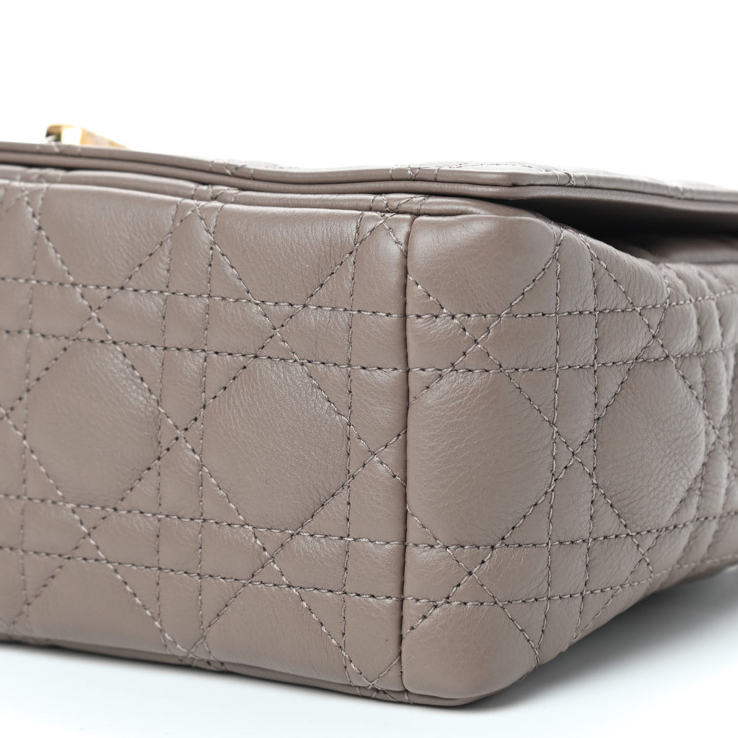 Lambskin Cannage Medium Caro Bag Warm Taupe