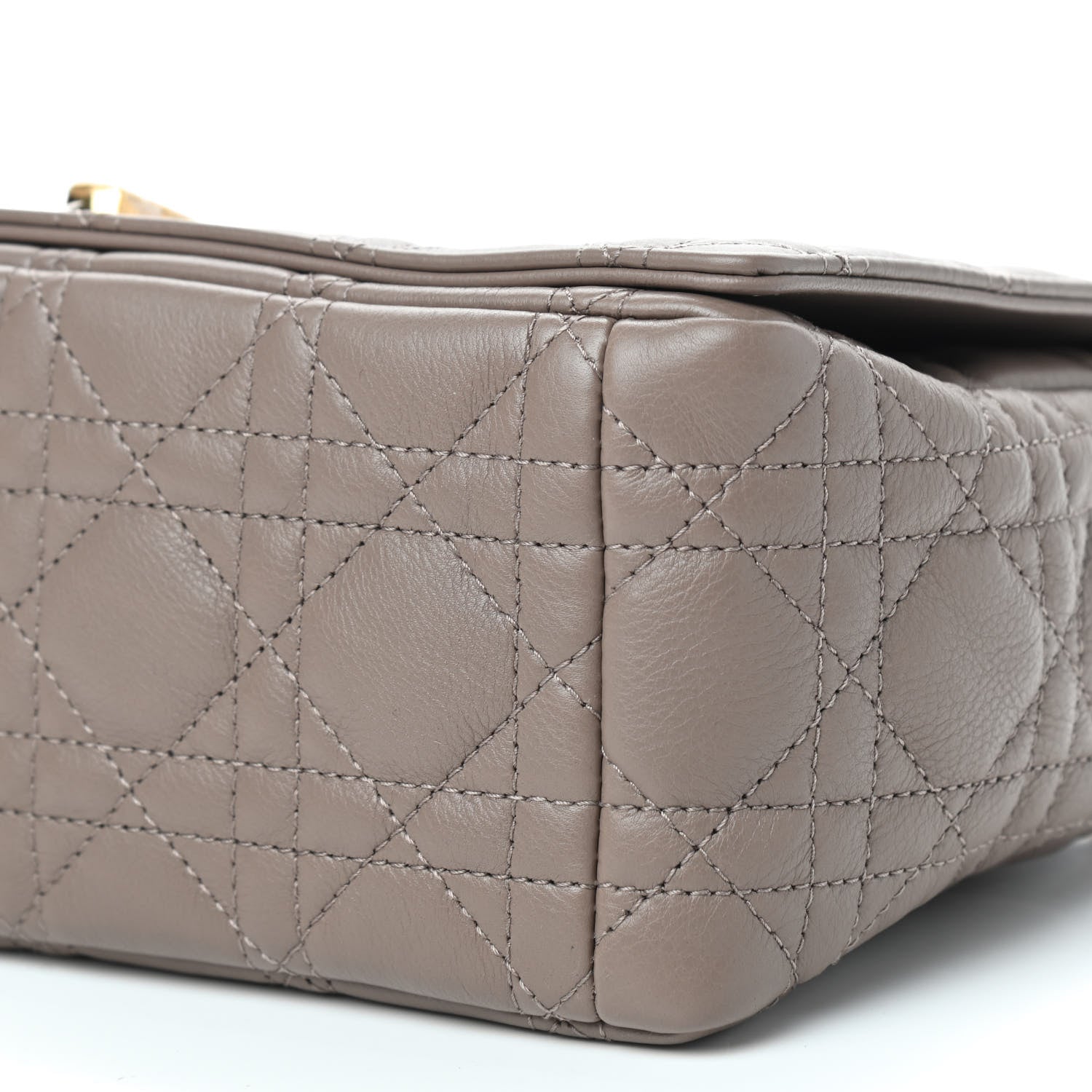 Christian Dior Lambskin Cannage Medium Caro Bag Warm Taupe 7 of 9