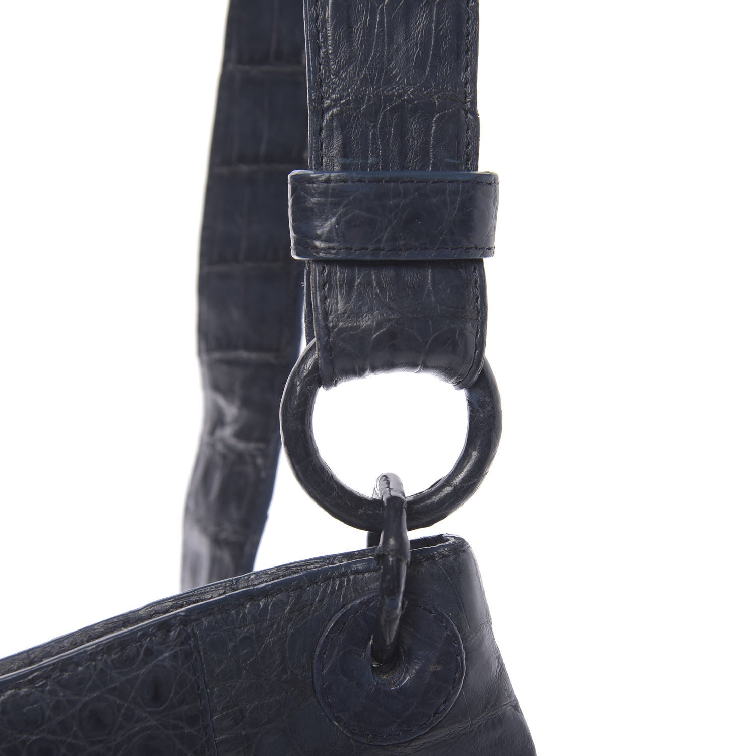 Nancy Gonzalez Crocodile Crossbody Bag Dark Blue 14 of 17