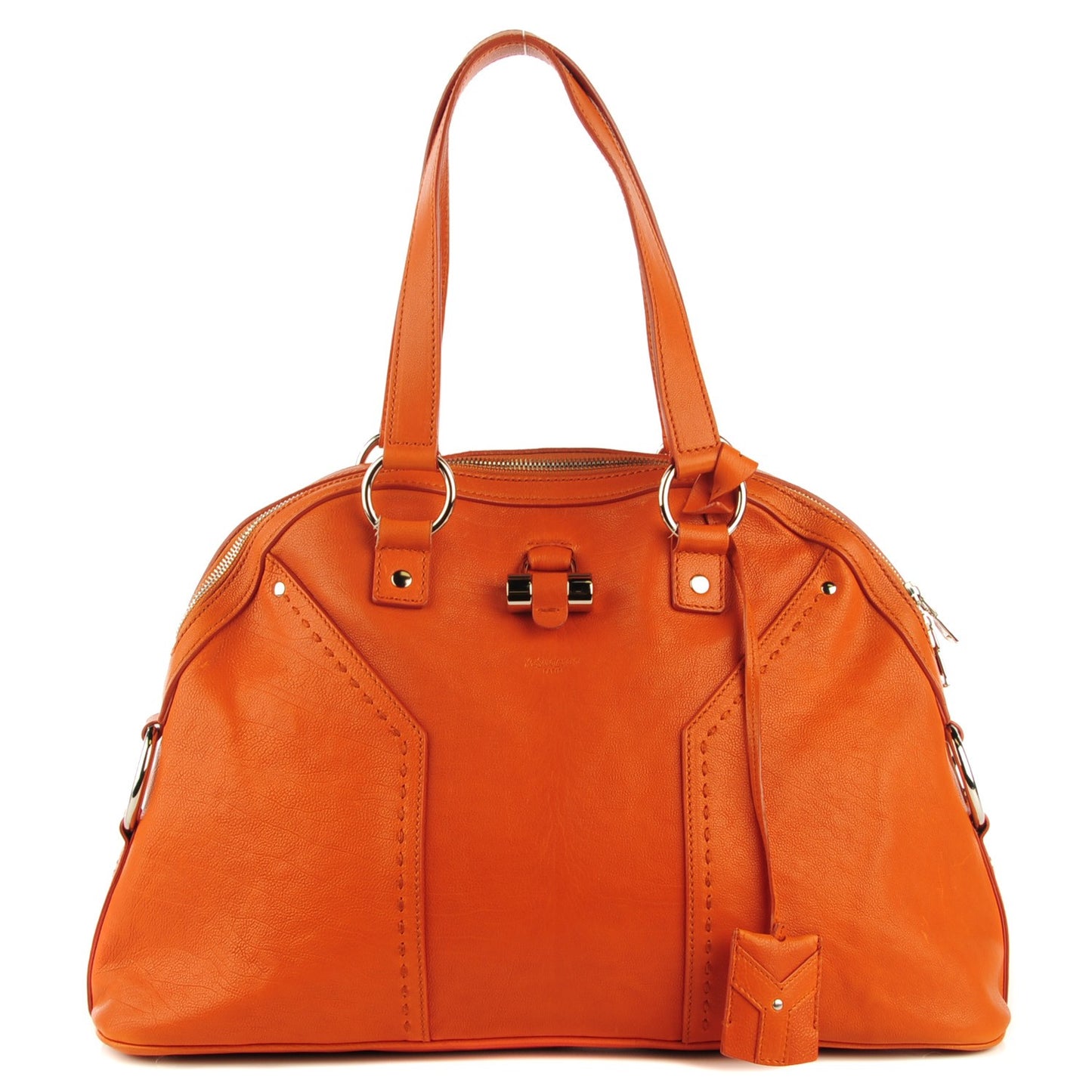 Calfskin Large Muse Orange