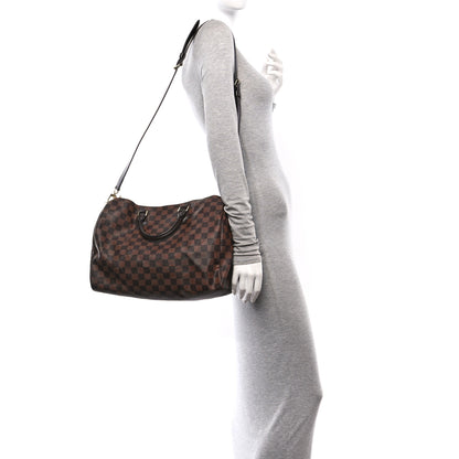Louis Vuitton Damier Ebene Speedy Bandouliere 35 2 of 9