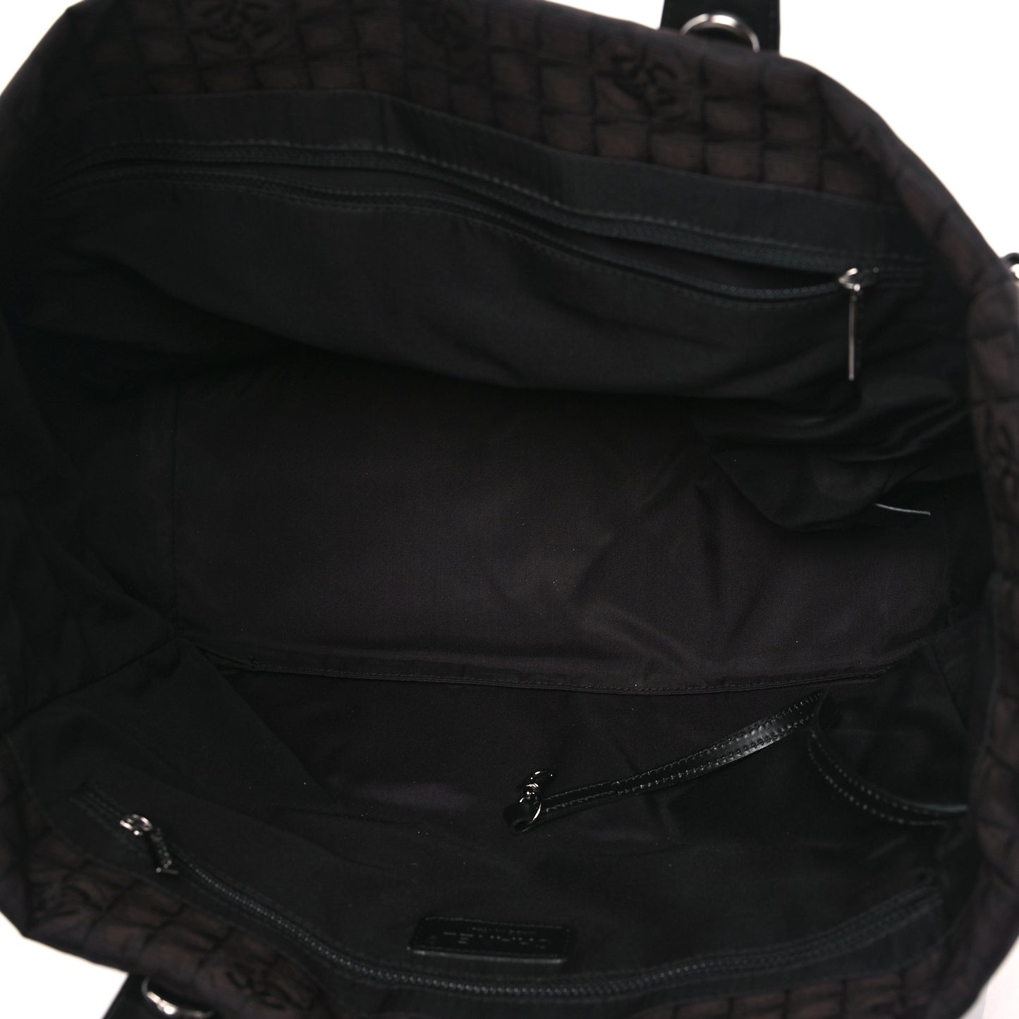 Nylon Travel Convertible Tote Black