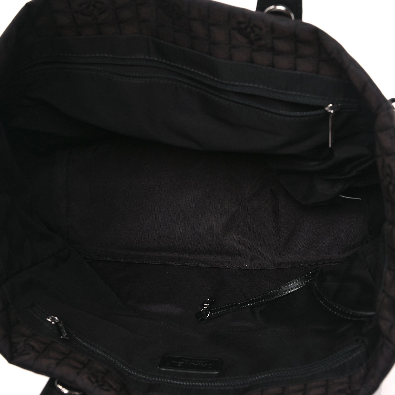 Chanel Nylon Travel Convertible Tote Black 5 of 11