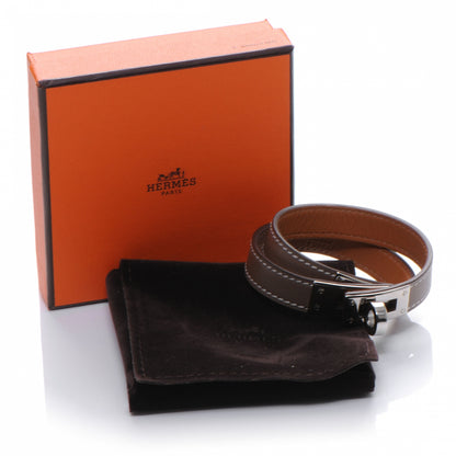 Hermes Chamonix Kelly Double Tour Bracelet Small Etoupe 5 of 5