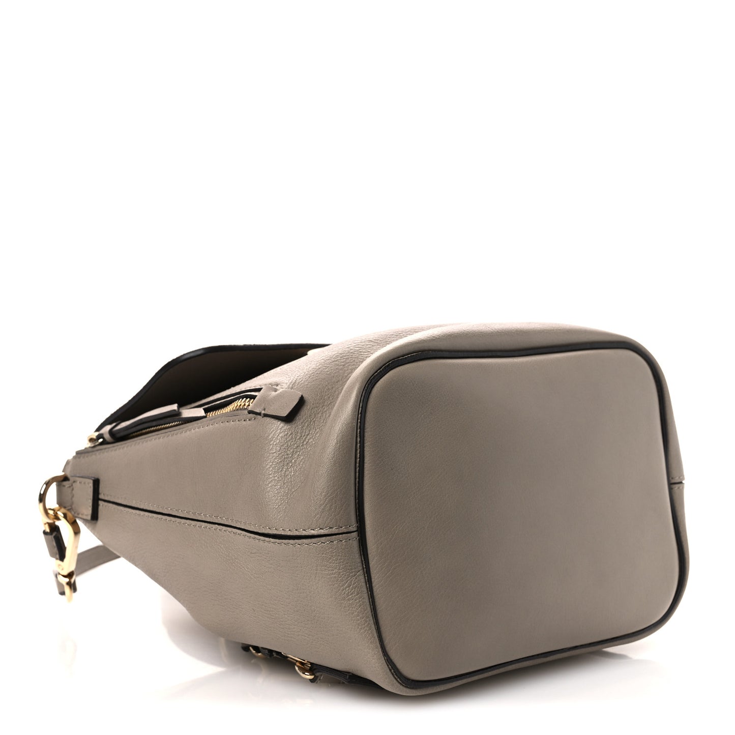 Suede Calfskin Medium Faye Backpack Motty Grey