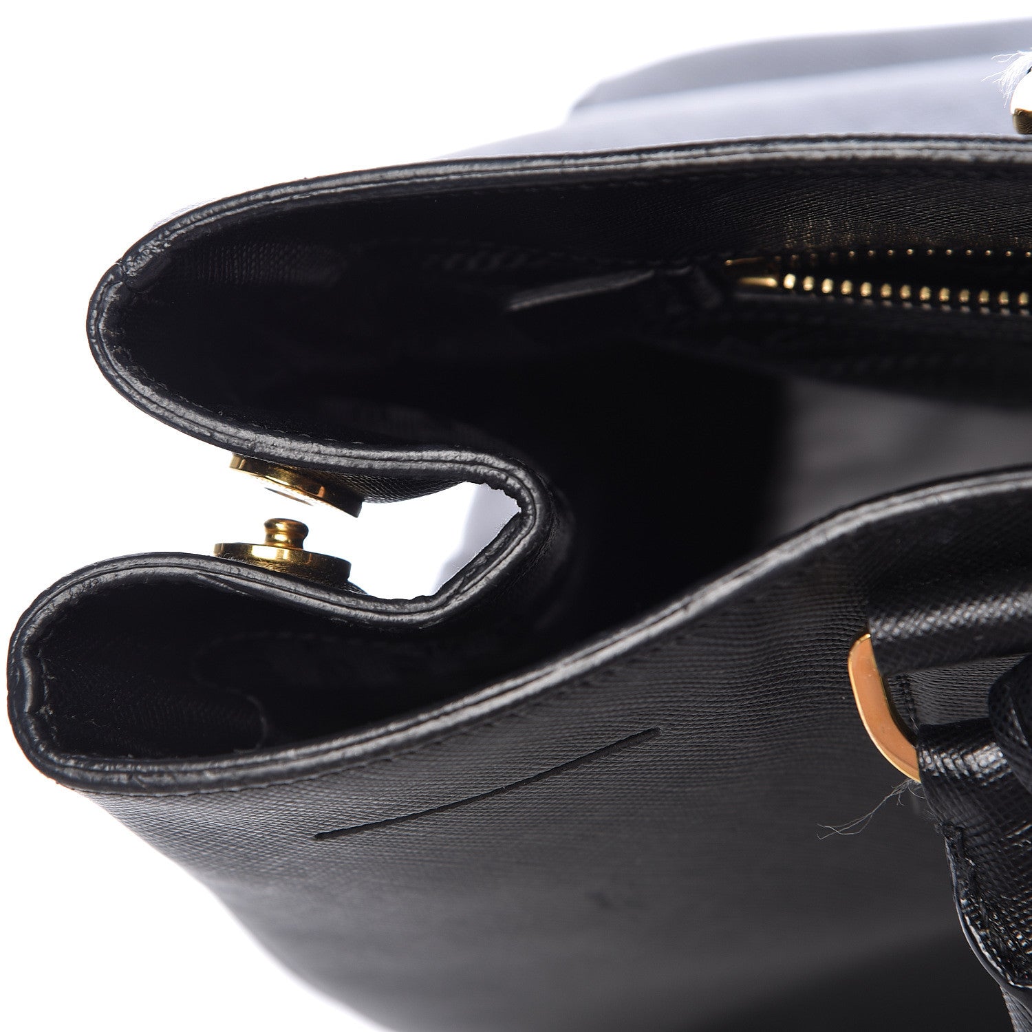 Prada Saffiano Lux Large Tote Black 14 of 21
