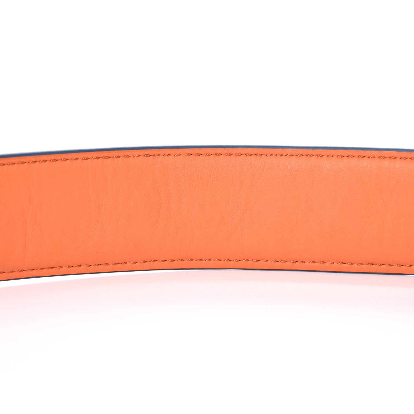 Vitello Dolce Plexiglass Bi-Color Studded Strap You Grigio Polvere Arancio Multicolor