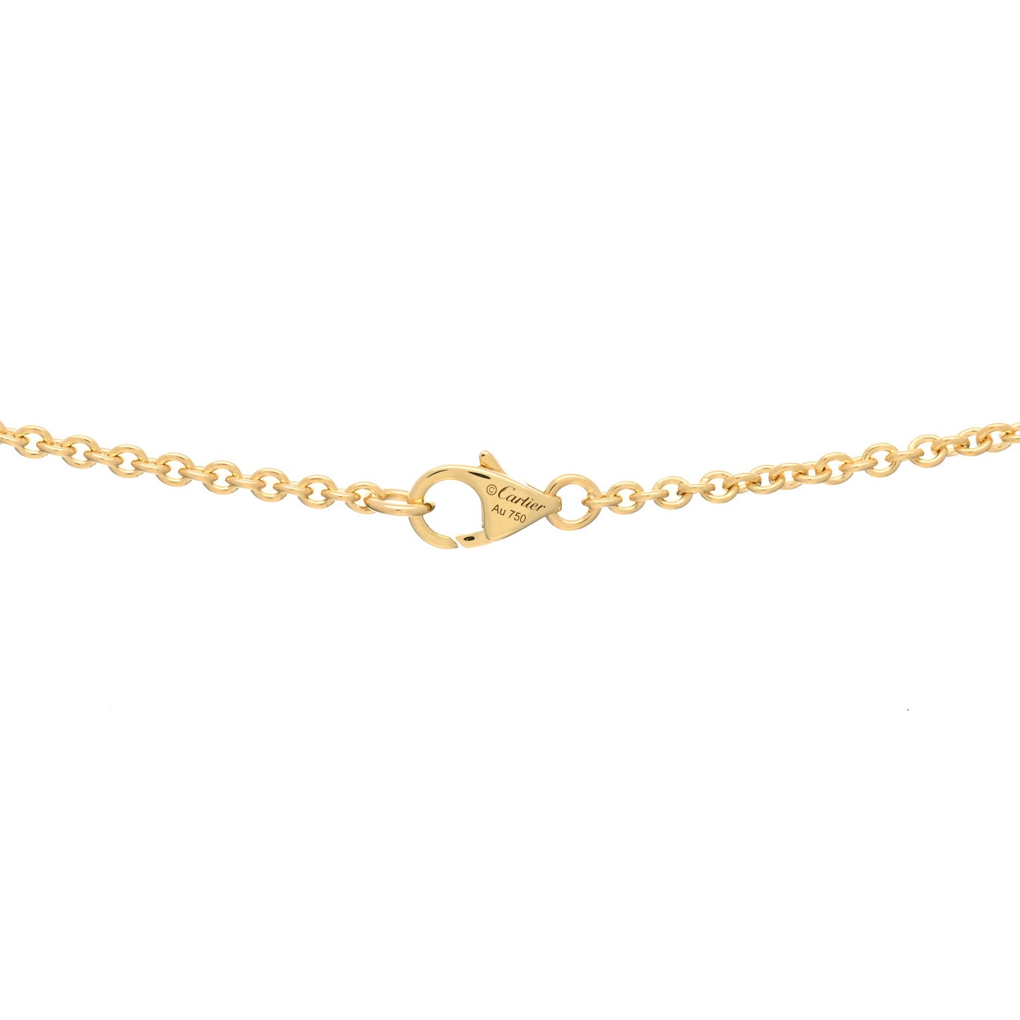 18K Yellow Gold Interlocking LOVE Necklace
