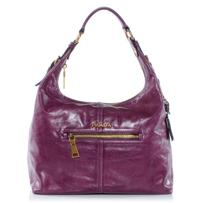 Prada Vitello Shine Hobo Erica 1 of 10