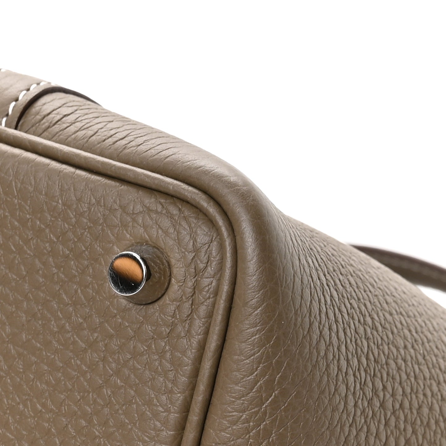 Taurillon Clemence Picotin Lock 18 PM Etoupe