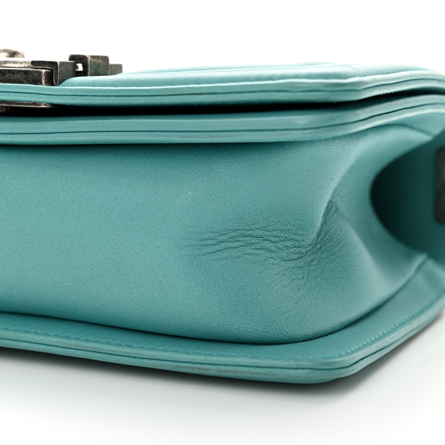 Galuchat Stingray Small Boy Flap Turquoise