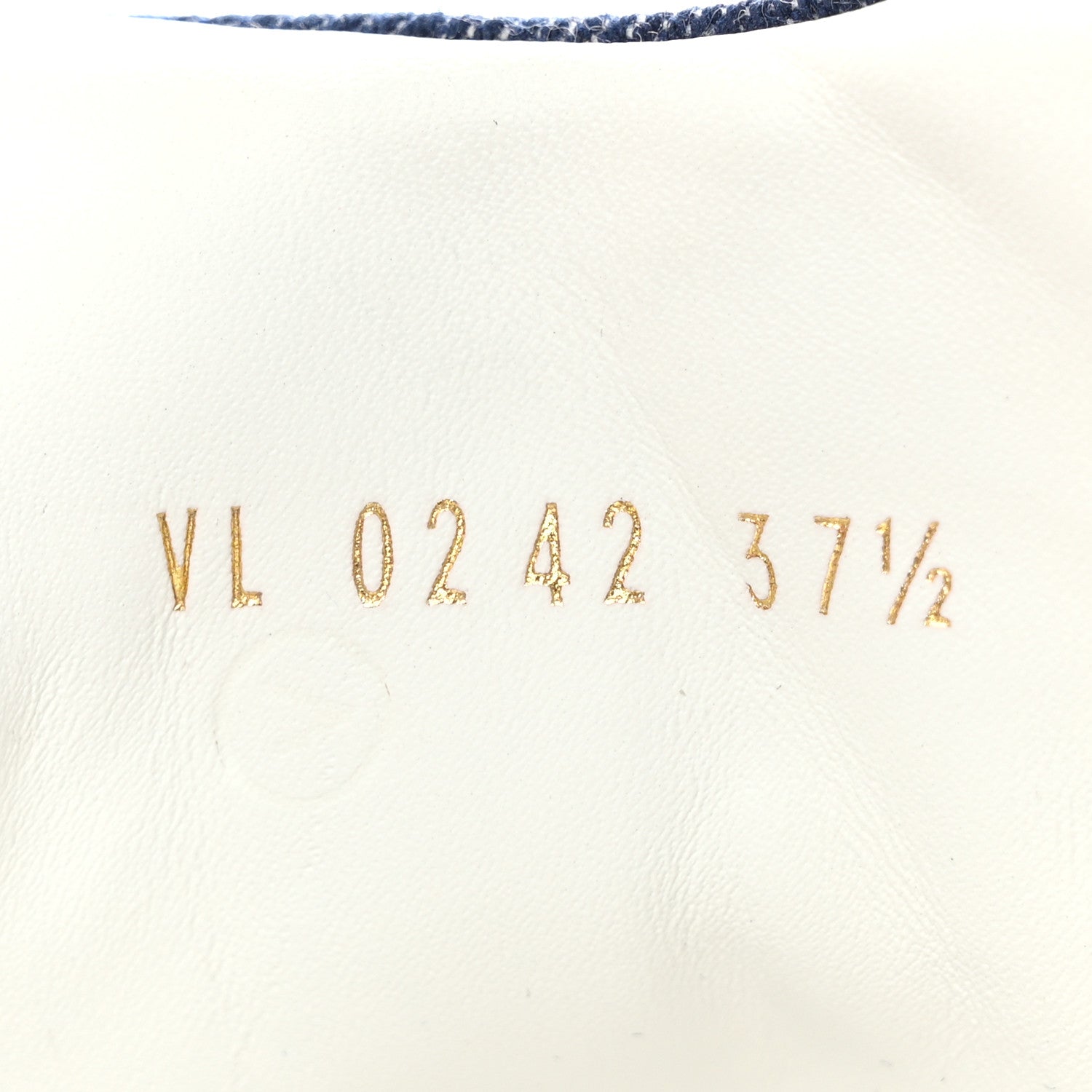 Louis Vuitton Denim Monogram Debossed Time Out Sneakers 37.5 Blue 9 of 9