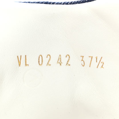 Louis Vuitton Denim Monogram Debossed Time Out Sneakers 37.5 Blue 9 of 9