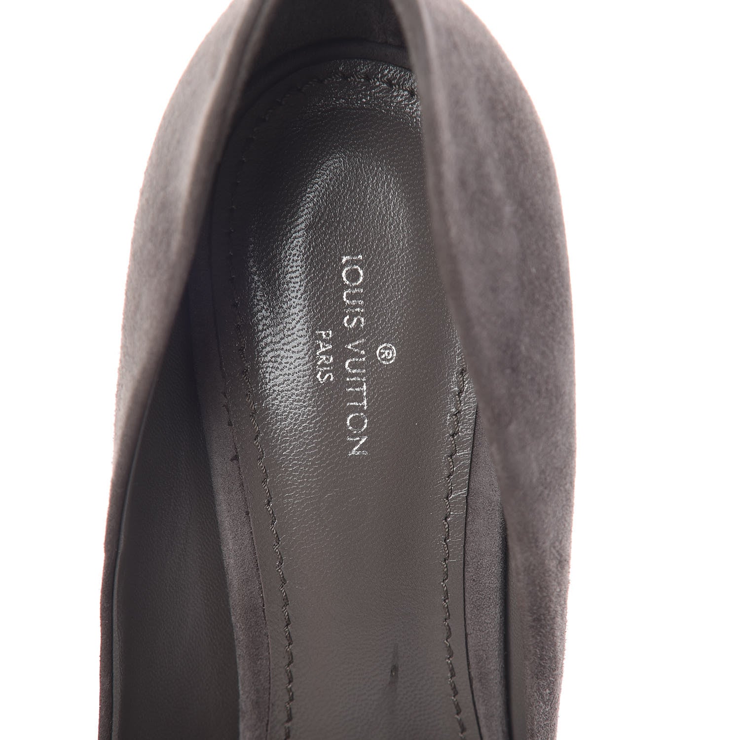 Louis Vuitton Rendez Vous Suede Pumps 39.5 Grey 5 of 7