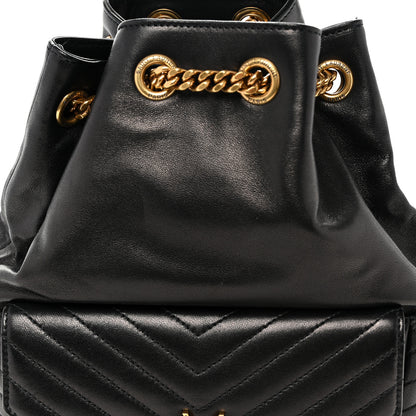 Saint Laurent Lambskin Matelasse Monogram Joe Backpack Black 8 of 10