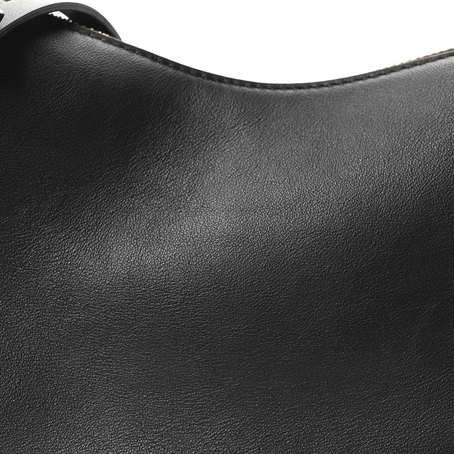 Vitello Grace Matte Mini Fendigraphy Hobo Bag Black