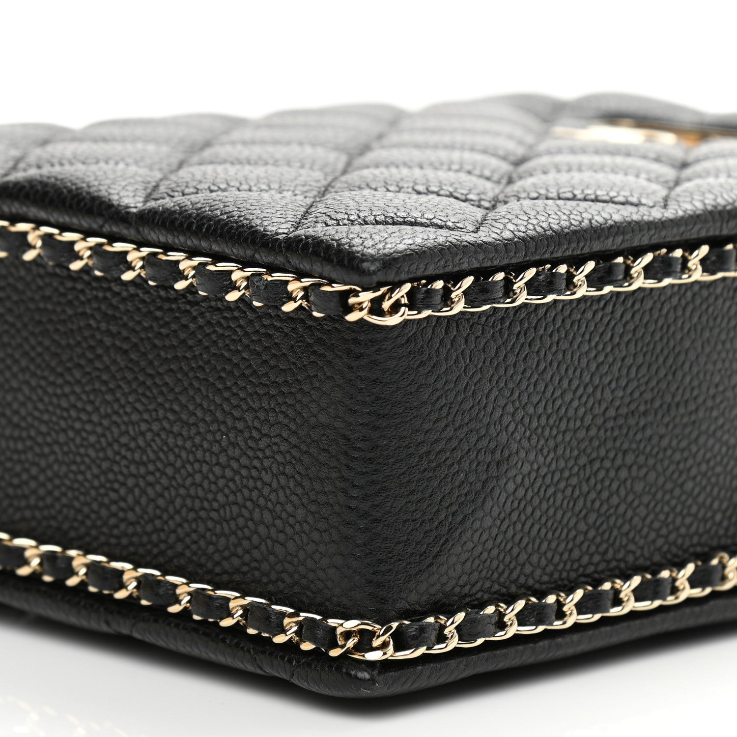 Chanel Caviar Quilted Evening Box Bag Black 10 of 11